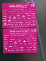 Fashioncheques NIEUW waarde 70 euro te koop voor 67,50, Eén persoon, Cadeaubon, Overige typen