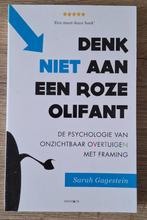 Denk niet aan een roze olifant, Ophalen of Verzenden, Zo goed als nieuw, Sarah Gagestein