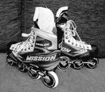 Inline hockey skates Mission Inhaler maat 43 + NIEUWE wielen, Sport en Fitness, IJshockey, Ophalen of Verzenden, Zo goed als nieuw