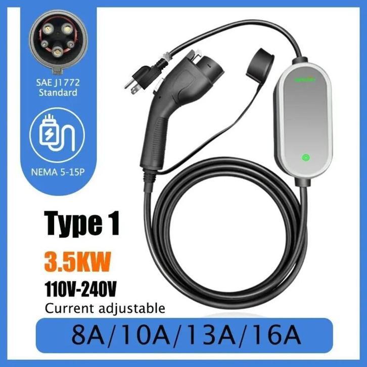 Elektrische Auto - Auto Laadstation - Draagbaar, Auto diversen, Laadpalen, Nieuw, Ophalen of Verzenden