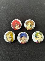 Disney W.I.T.C.H. 5 Buttons strip TV, Verzenden, Zo goed als nieuw, Overige onderwerpen