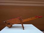 Oude houten speelgoed kruiwagen, Antiek en Kunst, Ophalen