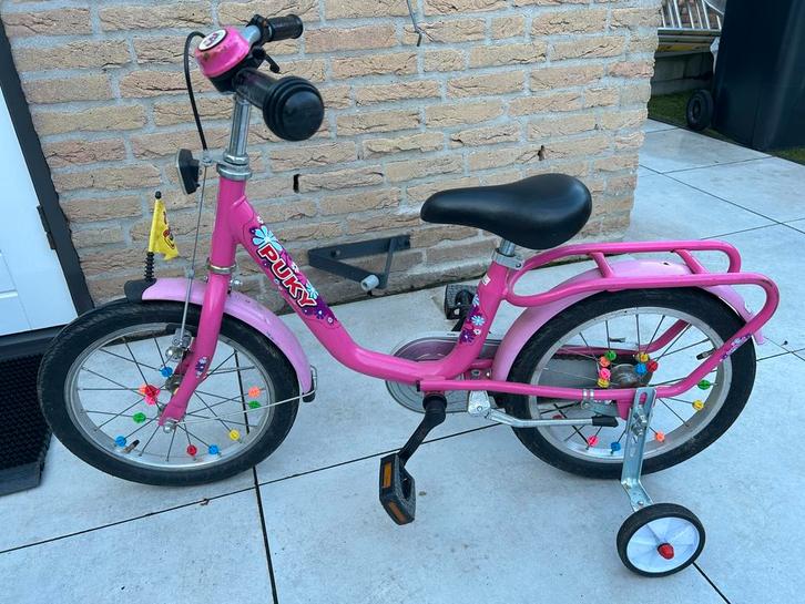 16 inch kinderfiets Puky, Fietsen en Brommers, Fietsen | Kinderfietsjes, Zo goed als nieuw, 16 tot 20 inch, Ophalen