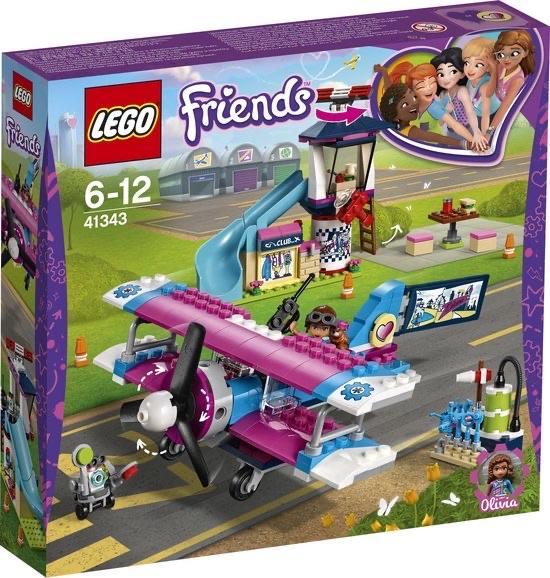 LEGO Friends Heartlake City Vliegtuigtour 41343, Kinderen en Baby's, Speelgoed | Duplo en Lego, Zo goed als nieuw, Lego, Complete set
