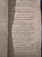 Specimen Inaugurale - Ludovicus Elix, 1790, Ophalen of Verzenden, Ludovicus Elix