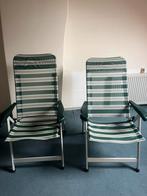 Crespo Verstelbare Tuinstoelen - Zo Goed Als Nieuw!, Ophalen, Zo goed als nieuw, Aluminium, Verstelbaar