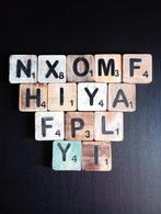 14 letters hout, Huis en Inrichting, Ophalen of Verzenden, Gebruikt