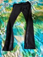 Norah zwarte legging met printje mt 38, Legging, Maat 36/38 (S), Zwart, Ophalen of Verzenden