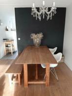 Tafel teakhout, Ophalen, Teakhout, 200 cm of meer, 50 tot 100 cm