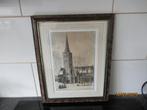 PLAAT? LITHO? IN LIJST -HERV. KERK- OUD BEIJERLAND-BROBBEL, Ophalen of Verzenden