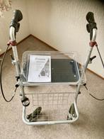 Provo rollator zwart met grijs/aluminium frame + serveerblad, Diversen, Ophalen of Verzenden, Opvouwbaar, Gebruikt