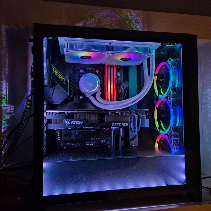 Game PC | Gaming Computer | Ryzen 7 5700X3D | RTX 3080 | 32G, Computers en Software, Desktop Pc's, Zo goed als nieuw, 4 Ghz of meer