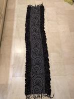1) prachtige sjaal heel zacht en soepel stretch zwart grijs, Verzenden, Zo goed als nieuw, Maat 46/48 (XL) of groter, Sjaal