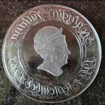Royal Leerdam - Koning Juliana jubileumsbord beschikbaar voor biedingen