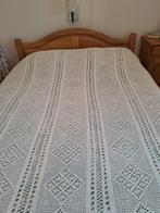 Sprei , gehaakt, Huis en Inrichting, Slaapkamer | Beddengoed, Gebruikt, Wit, Overige typen, Tweepersoons