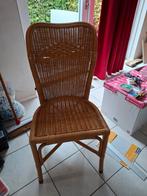 Rieten stoel, Huis en Inrichting, Stoelen, Ophalen, Zo goed als nieuw, Bruin, Eén