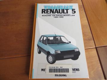 Vraagbaak Renault 5, Renault 5 GT Turbo, R 5 diesel 1984-92 beschikbaar voor biedingen