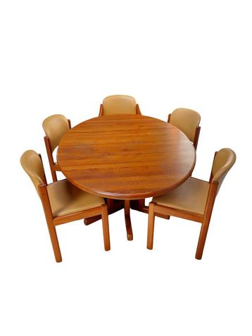 Vintage teakhouten eethoek  beschikbaar voor biedingen