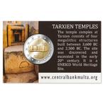 Coincard Malta Tarxien Temples 2021, Ophalen of Verzenden, Malta, 2 euro