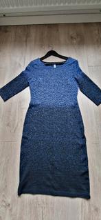 Mooie A-lijn jurk in paars/zwart met glitter maat S, Kleding | Dames, Jurken, Paars, Ophalen of Verzenden, Zo goed als nieuw, Knielengte