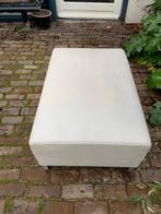 Linteloo Hocker. Voetenbank, Ophalen, Leer, 75 tot 100 cm, Zo goed als nieuw