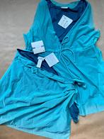 La Perla (M) nieuwe badmode set top + pareo katoen voering b, Nieuw, Blauw, Ophalen of Verzenden, La perla