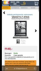 Inbouw vaatwasser ATAG VA63211LT, Witgoed en Apparatuur, Vaatwasmachines, Ophalen, Minder dan 85 cm, Minder dan 10 liter, Zo goed als nieuw
