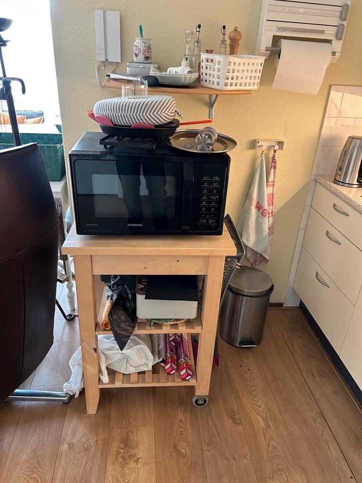 Samsung combimagnetron, Witgoed en Apparatuur, Magnetrons, Gebruikt, Vrijstaand, Combimagnetron, 45 tot 60 cm, Grill, Draaiplateau