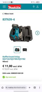 Makita DJV142/DJV180/DJV182 Decoupeerzaag Mbox2 Inlay, Ophalen of Verzenden, Gevuld, Gebruikt