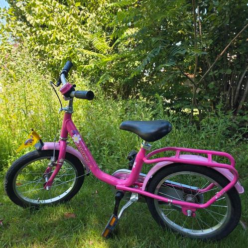 Roze !! Leuk meisjesfietsje 16" 3-6 jr IZGS Bezorging, Fietsen en Brommers, Fietsen | Kinderfietsjes, Zo goed als nieuw, 16 tot 20 inch