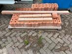 Bouwblokken & Lateien nieuw, Doe-het-zelf en Verbouw, Metselstenen, Ophalen of Verzenden, Gebruikt, Bakstenen