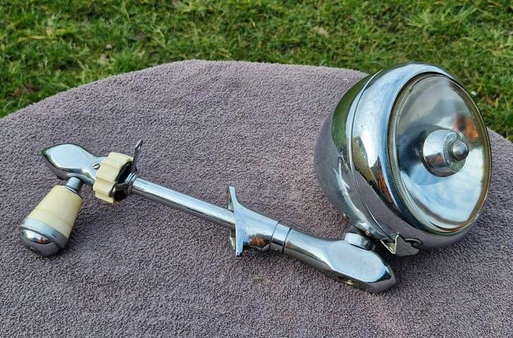 Vintage Amerikaans oldtimer zoeklicht - Chroom, Auto diversen, Auto-accessoires, Gebruikt, Ophalen of Verzenden