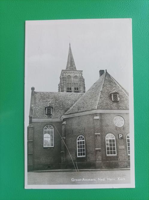 4.2. Groot Ammers, Ned. Herv. Kerk. Klein formaat, Verzamelen, Ansichtkaarten | Nederland, Gelopen, Zuid-Holland, Verzenden