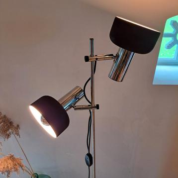 Vintage Egon Hillebrand Dubbele Spots Vloerlamp - Jaren 70. beschikbaar voor biedingen