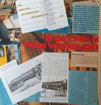 Diverse knipsels/artikel trein machinist ahob, Ophalen of Verzenden, 1920 tot 1940, Knipsel(s)