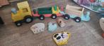 Houten Trein met Boerderijdieren, Ophalen of Verzenden, Zo goed als nieuw, Knutselen