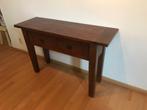 Teakhouten Sidetable, Ophalen, 100 tot 150 cm, Teakhout, Zo goed als nieuw