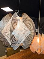 Hanglamp Jessica hout met touw, Ophalen of Verzenden, Nieuw, Hout, Minder dan 50 cm