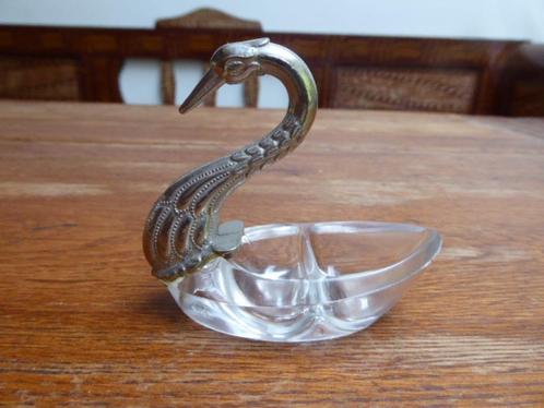 Vintage peper en zoutvaatje, zwaan  (1), Antiek en Kunst, Antiek | Woonaccessoires, Ophalen of Verzenden