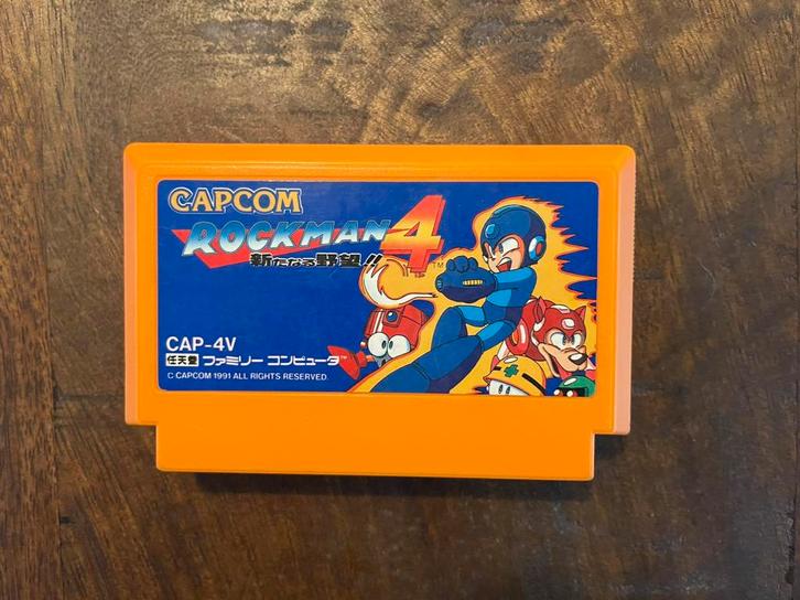 Rockman 4 Mega Man 4 Nes Nintendo Famicom FC NTSC, Spelcomputers en Games, Games | Nintendo NES, Gebruikt, Platform, 1 speler