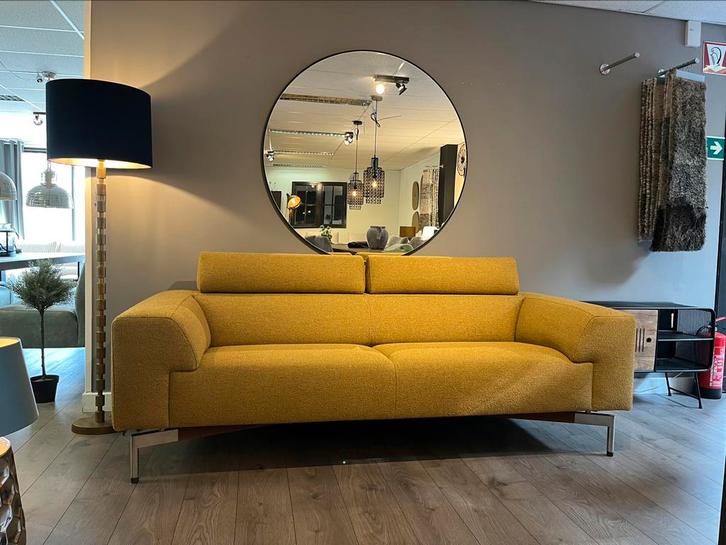 Leolux Howlo ploegstof Monza 68, Huis en Inrichting, Banken | Bankstellen, Zo goed als nieuw, 200 tot 250 cm, 75 tot 100 cm, Ophalen