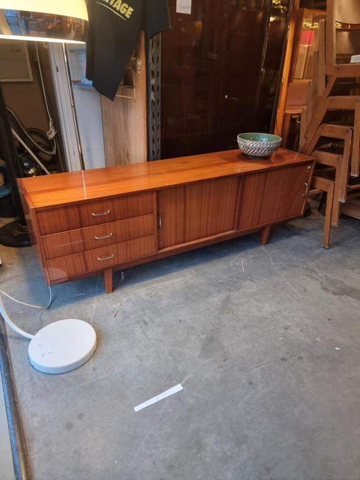 Vintage dressoir sideboard jaren 60, Huis en Inrichting, Kasten | Dressoirs, Gebruikt, 25 tot 50 cm, Ophalen