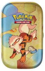 Pokemon - Arcanine Tin met 50 verschillende kaarten, Ophalen of Verzenden, Zo goed als nieuw, Meerdere kaarten