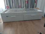 Brimnes bed van Ikea 200 cm x 90 cm, Ophalen, Gebruikt, 90 cm, Eenpersoons