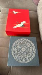 2 mooie nieuwe lege rituals dozen tsuru en mandela zwart, Ophalen of Verzenden, Zo goed als nieuw, Rond