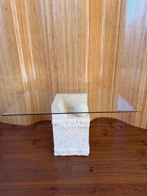 Vintage salontafel Mactan look, Antiek en Kunst, Antiek | Meubels | Tafels, Ophalen