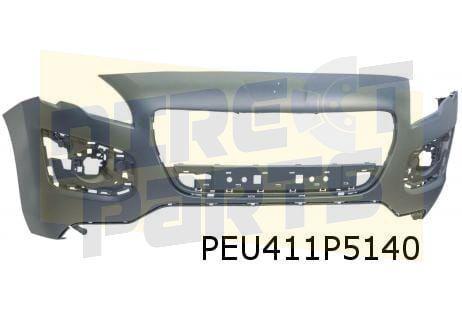 Peugeot 3008 (1/14-11/16) voorbumper (bij koplampsproeiers), Auto-onderdelen, Carrosserie en Plaatwerk, Bumper, Peugeot, Voor