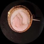 Cameo broche angelskin 21kr goud, Antiek en Kunst, Ophalen, Goud