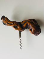 Vintage old 70s France Root wood cork screw, Ophalen of Verzenden, Zo goed als nieuw, Overige typen, Frankrijk