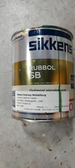 Sikkens rubbol SB hoogglans buitenlak midden groen, Doe-het-zelf en Verbouw, Verf, Beits en Lak, Wit, Nieuw, Ophalen of Verzenden